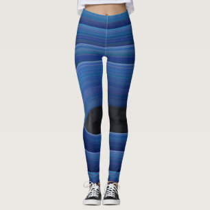 Leggings All-Over-Impressão do Blue Skeet