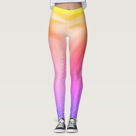 Leggings All-Over-Impressão do Pastel