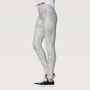Leggings All-Over-Impressão em preto e Cinza