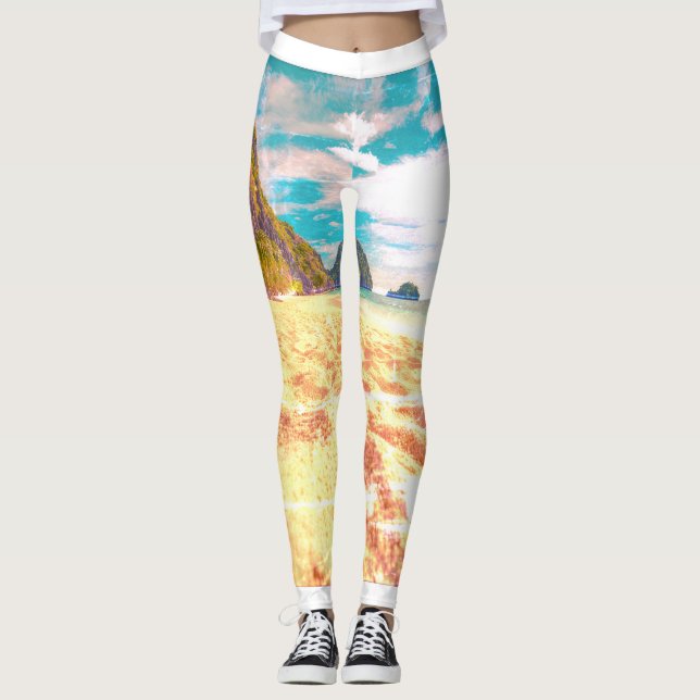 Leggings All-Over-Impressão, femininas (Frente)