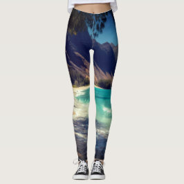 Leggings All-Over-Impressão, femininas