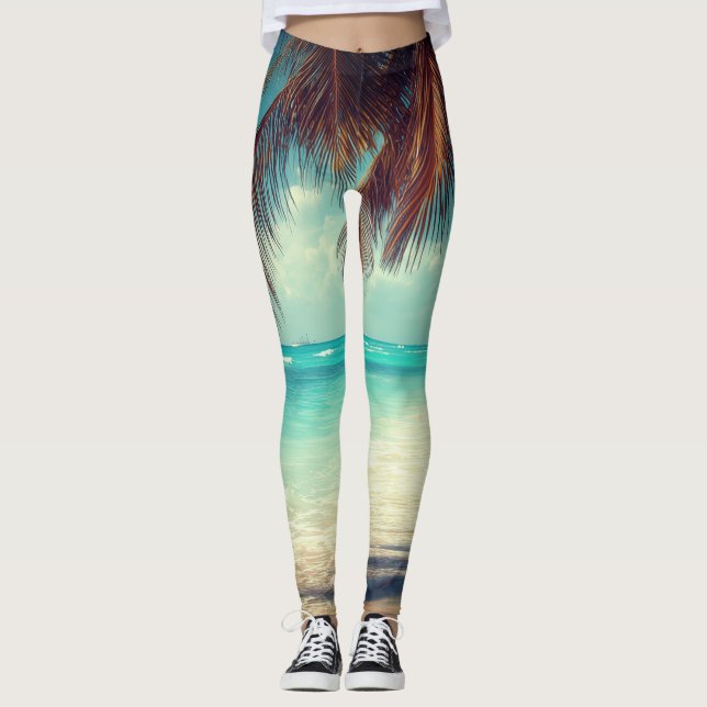 Leggings All-Over-Impressão, femininas (Frente)
