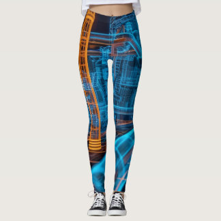 Leggings All-Over-Impressão, femininas