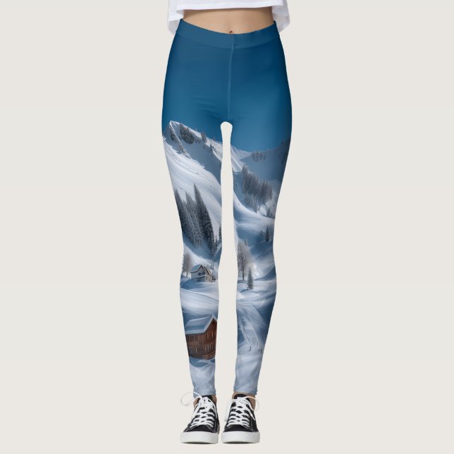 Leggings All-Over-Impressão, femininas (Frente)