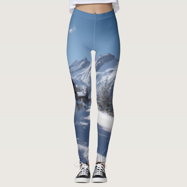 Leggings All-Over-Impressão, femininas (Frente)