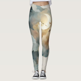 Leggings All-Over-Impressão, femininas