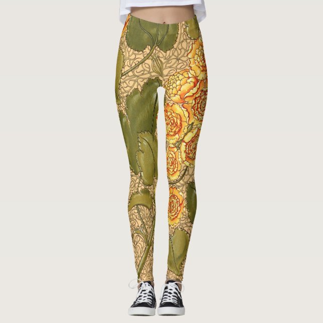 Leggings Amarelas Antigas (Frente)
