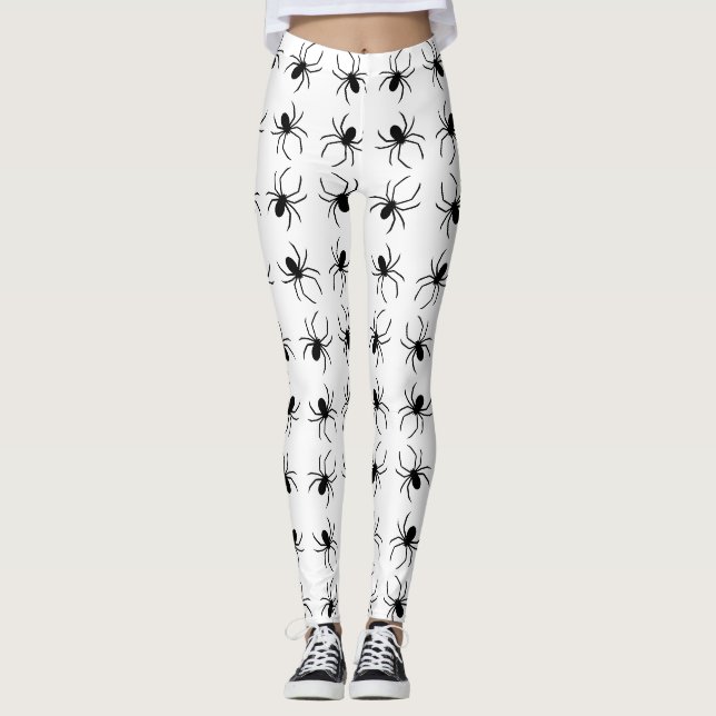 Leggings - Aranhas de Halloween (Frente)