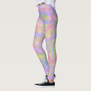 Leggings - Arco-Íris de Pastel Sparkly