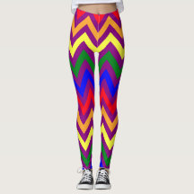 Leggings arco-íris, Leggings coloridas para mulher