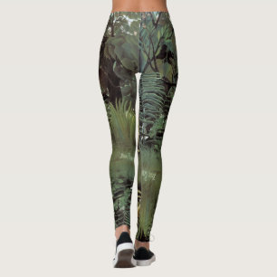 Leggings artísticas do Leão Faminto de Rousseau