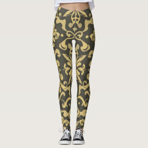 Leggings Artísticas Vibrantes - Patente Elegante I