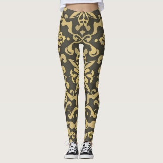 Leggings Artísticas Vibrantes - Patente Elegante I