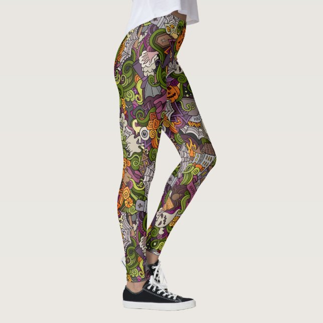 Leggings Assustadoras de Halloween (Direita)