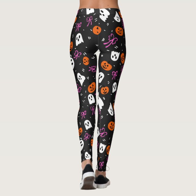 Leggings Assustadoras de Halloween (Verso)