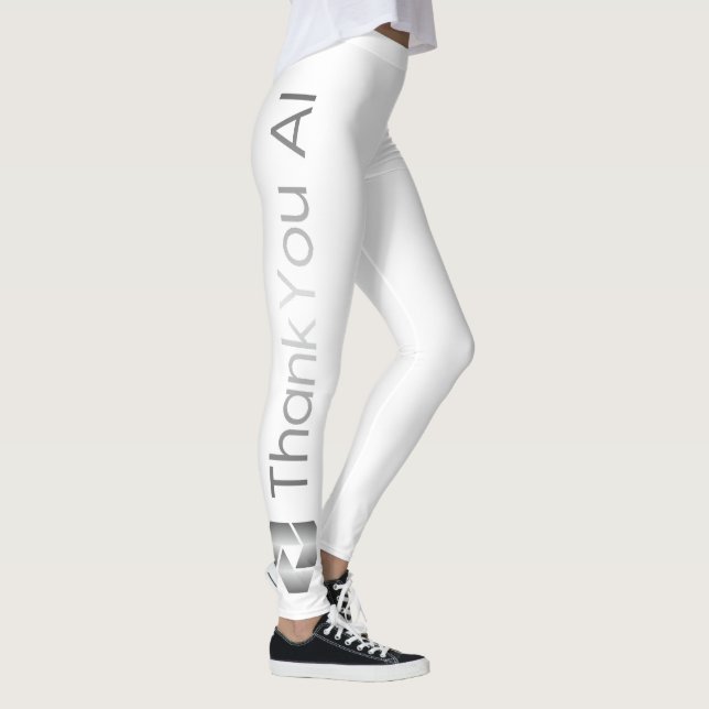 Leggings ativas "Obrigado AI" (Direita)