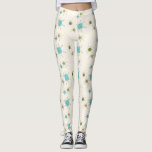 Leggings Atômicas Icônicas<br><div class="desc">Este padrão Icônico de Impulsos Atômicos apresenta rajadas atômicas icônicas. Isso mesmo! A antiga escola, um fundo colorido creme com manchas de ouro é o pano de fundo perfeito para a vibrante tartaruga, aipo de salga, e círculos verdes cor de pera de cozinha. As manchas de cor são colocadas esporadicamente...</div>
