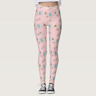 Leggings Atômicas Icônicas Cor-de-rosa