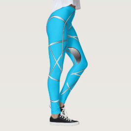 Leggings Atômicas Turquesas