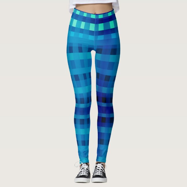 Leggings Azuis Aqua (Frente)