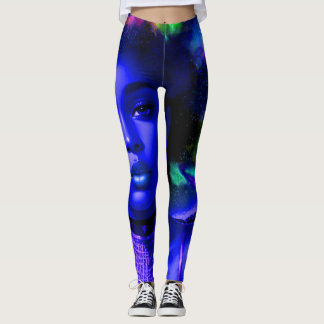 leggings azuis Ayila