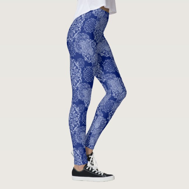 Leggings Azuis Boho Mandalas (Direita)