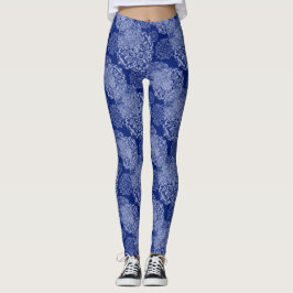 Leggings Azuis Boho Mandalas