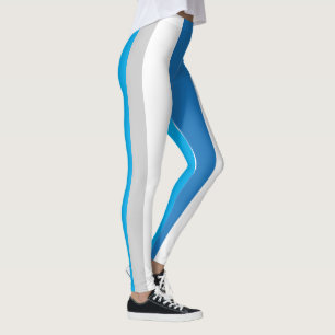 Leggings azuis / Cinzas riscadas 1