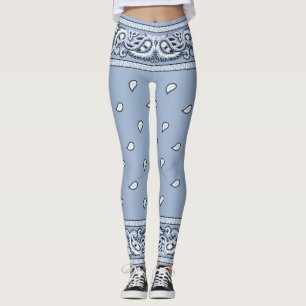 Leggings azuis claras de Bandana