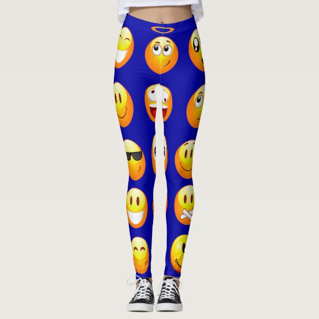 leggings azuis escuras (Frente)