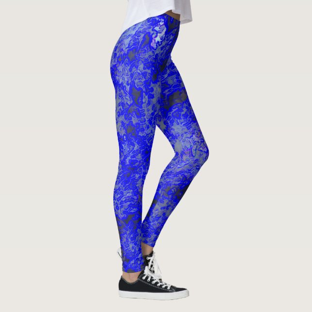 Leggings Azuis Faux (Direita)