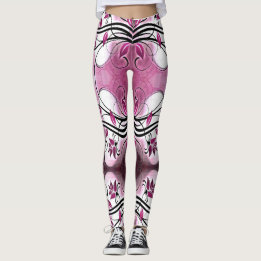 Leggings batik abstrato motif roxo
