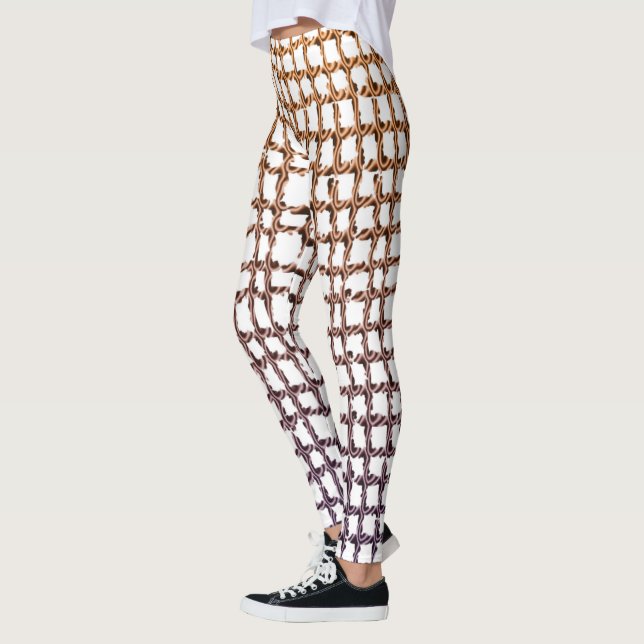 Leggings Beige Net (Esquerda)