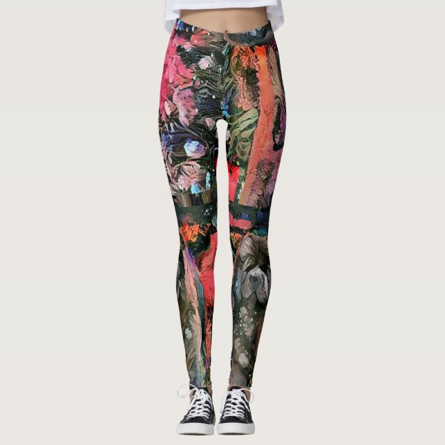 Leggings BLACK CHOW - Ver frente e trás (Frente)