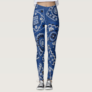 Leggings Blue Bandana