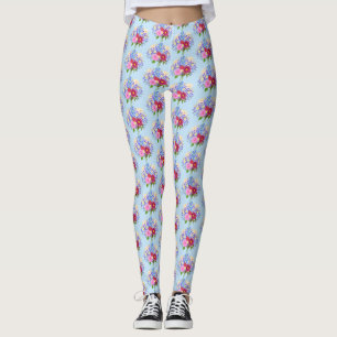 Leggings Blue Blumenstrauss