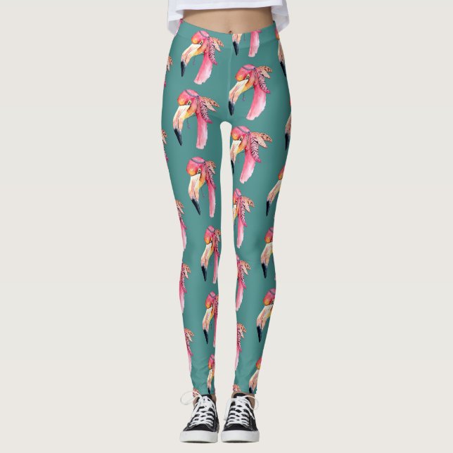 Leggings Boho Fiona Flamingo (Frente)