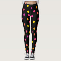 Leggings bolinhas Coloridas