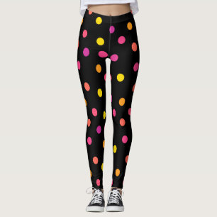 Leggings bolinhas Coloridas