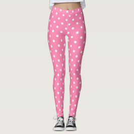 Leggings Bolinhas rosa