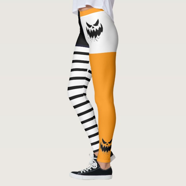 Leggings bonitas do Halloween (Esquerda)