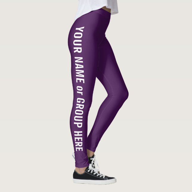 Leggings Bonito de Mulheres com Nome de Grupo Pers (Direita)