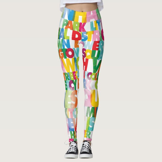 Leggings Boroughs da NYC (Frente)