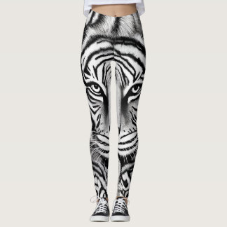 Leggings brancas e pretas