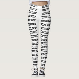 leggings brancas "Manipuladores prosperam em seu..