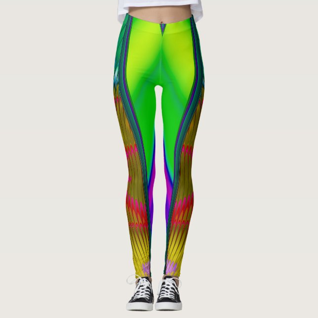 Leggings ~ brilhante multicolorido ~ Original (Frente)