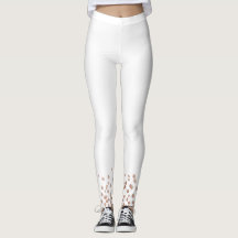 Leggings Brilho Dama de Honra Rosa Dourado