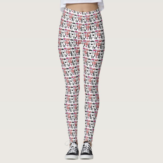 Leggings britânicas de mulheres (Frente)