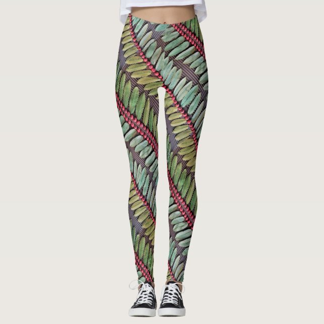 Leggings by BINGALUM Designs "AUTUMN SOLDIERS" (Frente)
