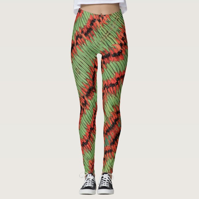 Leggings by BINGALUM Designs "PEAS n PODS" (Frente)